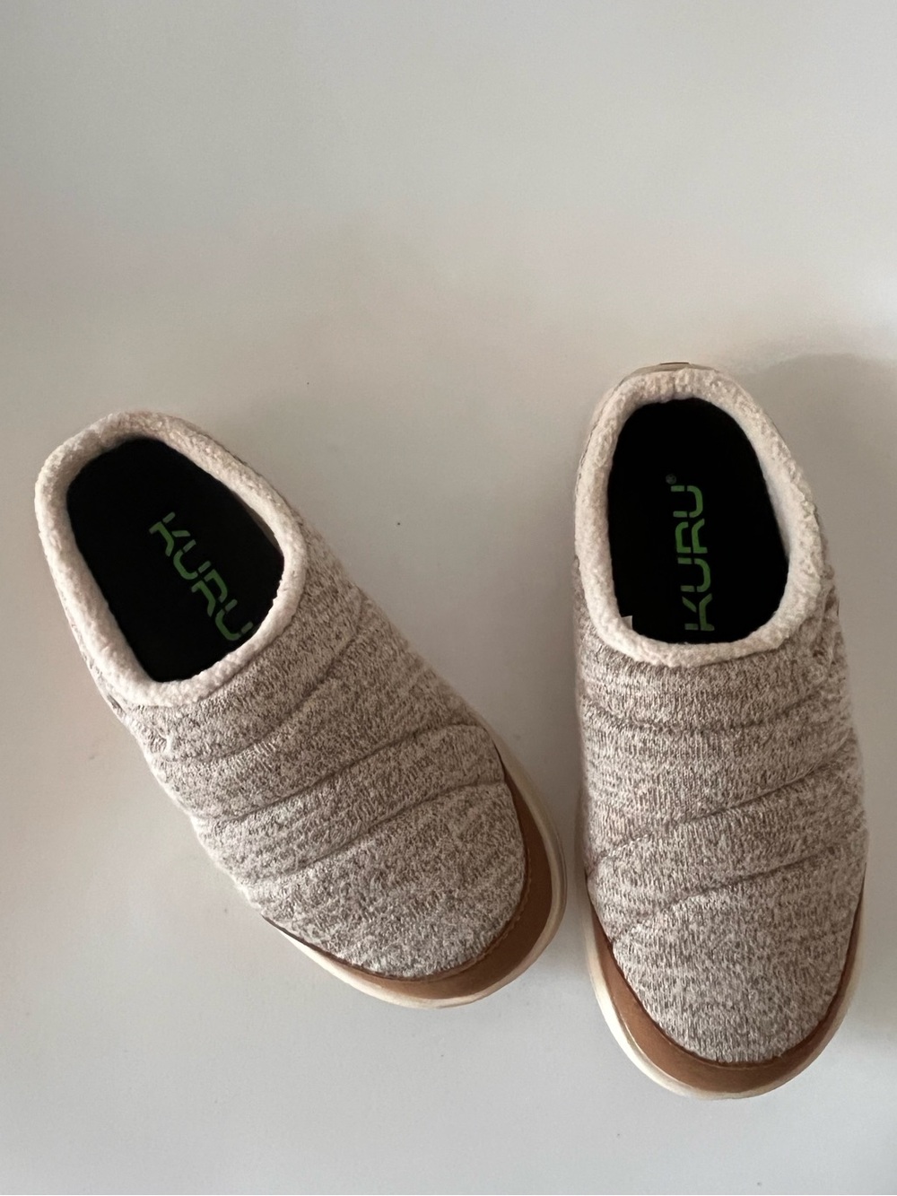 KURU Draft 2 Recovery Mule Slippers Women's Size 6 Medium NWOB Oatmeal Heather - Picture 15 of 16